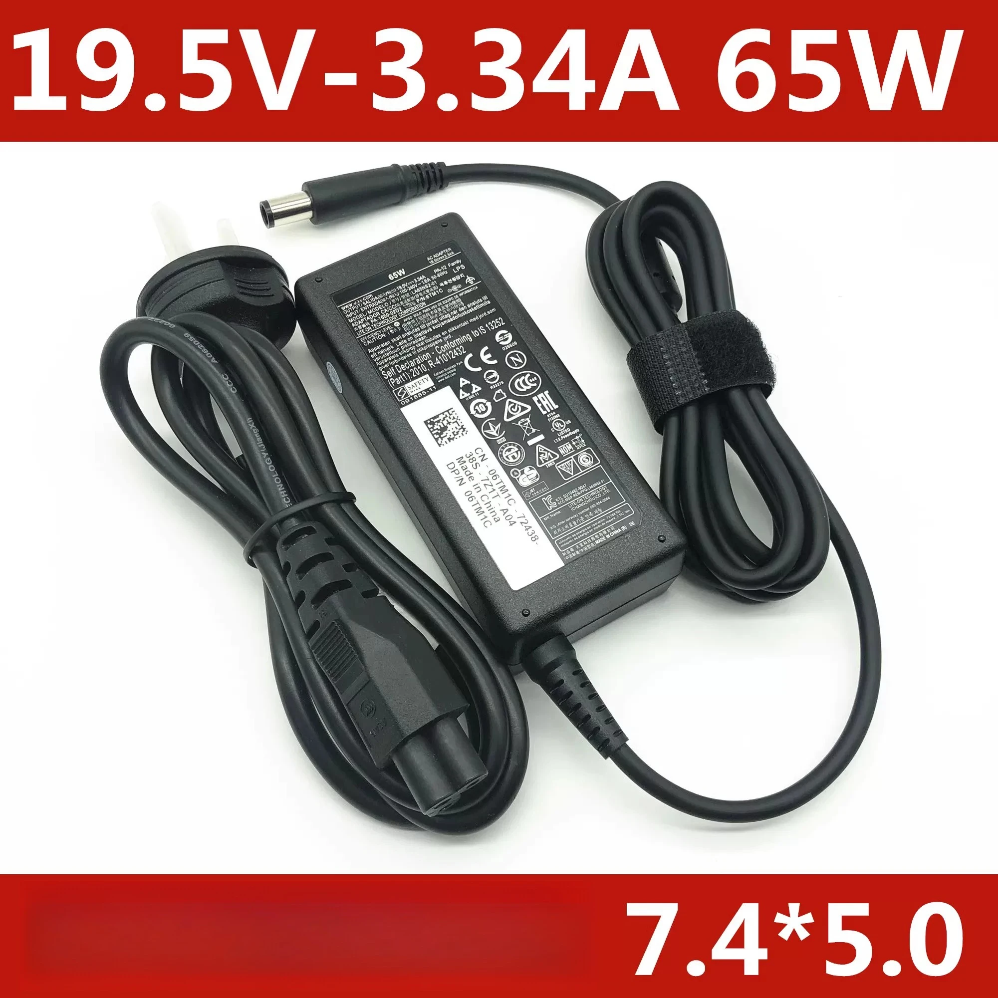 Original for Dell E74200 E7440 N4010 N4030 65W Power Supply 19.5V3.34A Charging Adapter