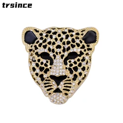 High-grade Leopard Head Tiger Brooch Badge Men's Suit Sweater Pins Father's Day Gifts Coat Lapel Pin for Men Women Accessories