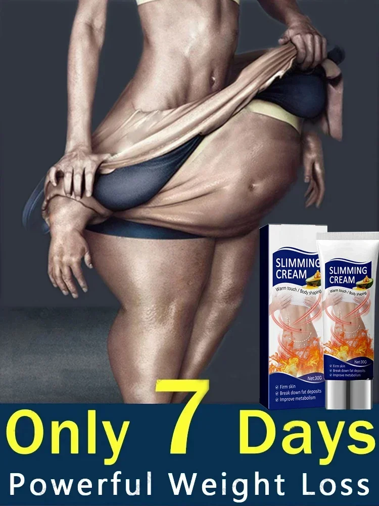 Slimming Cream Fat Burning Full Body Sculpting Man 7 Days Powerful Weight Loss Woman Fast Belly