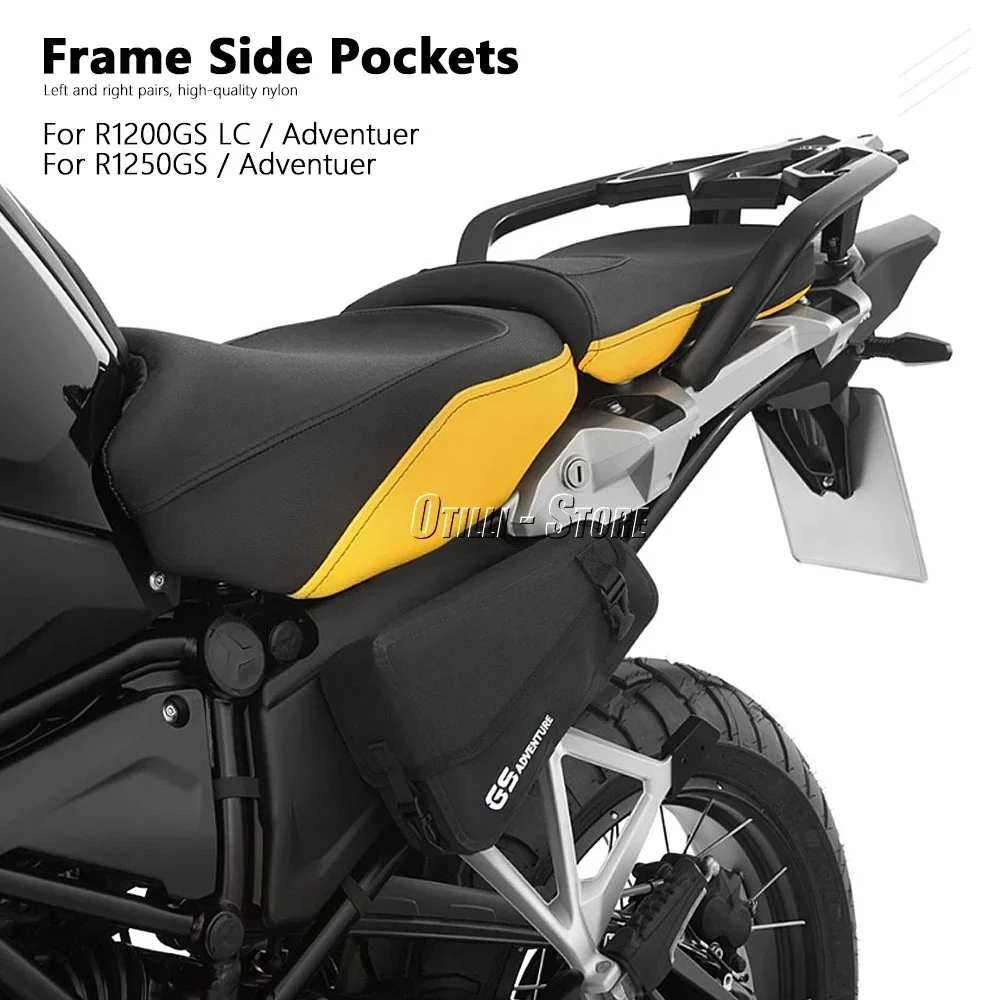 Motorcycle Side Frame Crash Bag Storage Package Bags Waterproof For BMW F750GS F850GS Adventure R1200GS LC ADV R1250GS R1250 GS