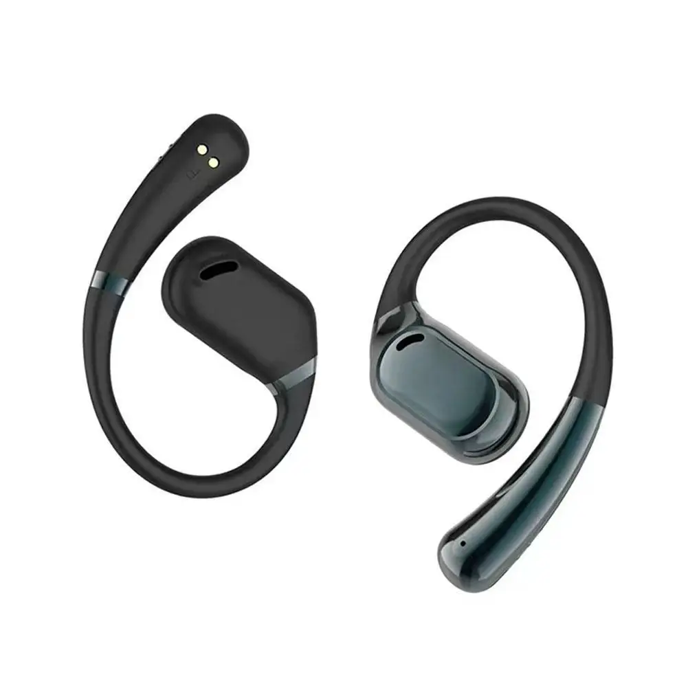 Wireless Bluetooth Translation Earphones Headset Ear Hanging Open Ear Mount Touch Headset Support 138 Languages