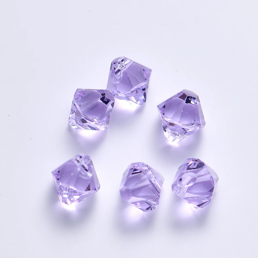 (6 piece) 6328 XILION Bi-Cone Pendant Loose Beads Rhinestone for DIY Jewelry Making Genuine Crystals from Austria