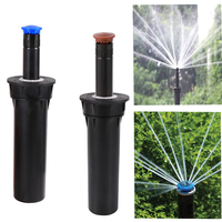 1/2 Inch Internal Thread 360° Automatic Lift Type Landscaping Popup Sprinklers Garden Water Irrigation Sprinkler Lawn Device