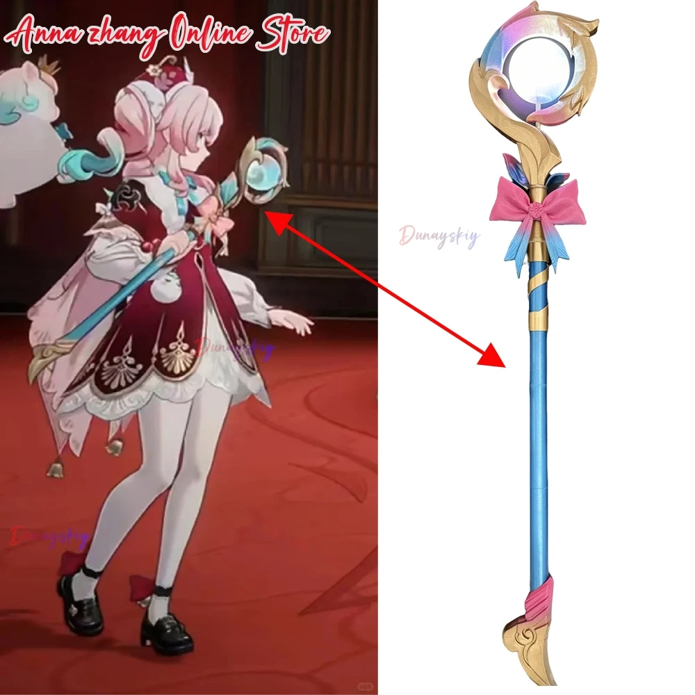 

Honkai Star Rail Hyacine Cosplay Staff Weapon Prop Role-playing 100CM Handheld Staff Weapon Prop Halloween Party Props Accessory