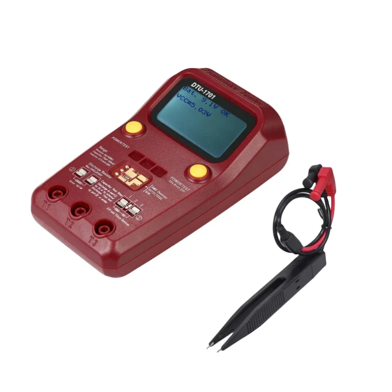 

New ESR Capacitance Ohm Meter Capacitor Transistor Diode Triode Tester Resistance Measuring With SMD Test Clip
