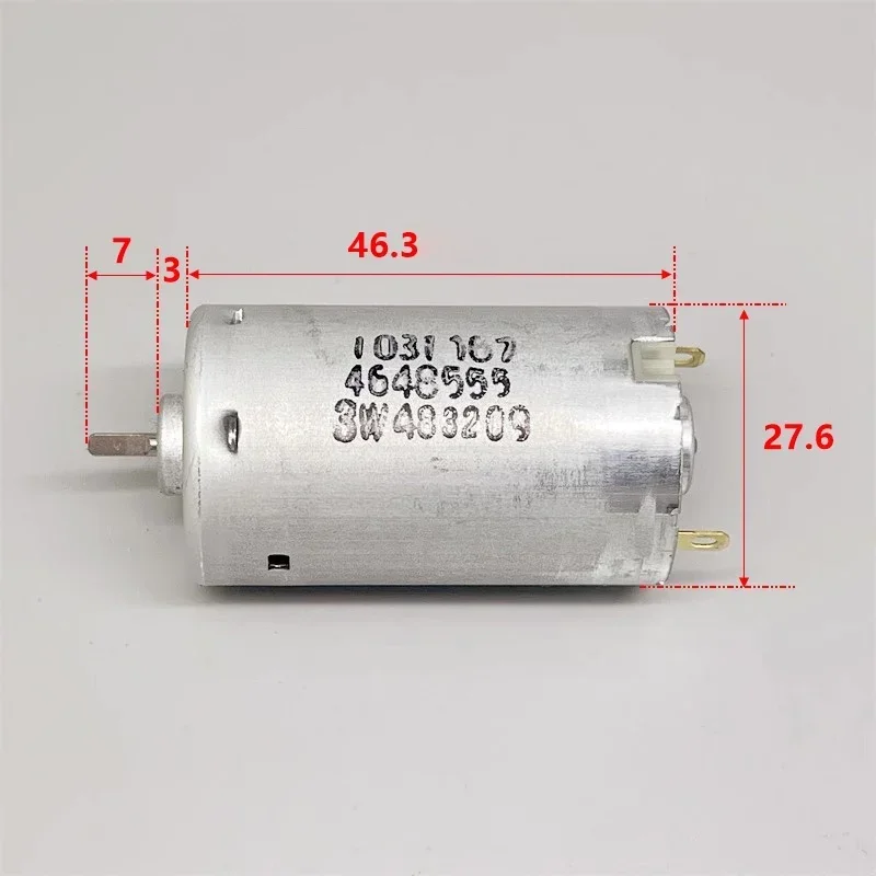 Micro Johnson 1031167 RS-390 Motor DC 12V 15V 18V 14695RPM High Speed D-Shaft for Sweeping Machine Sweeper Robot Vacuum Cleaner