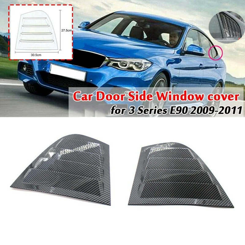 51347060212 51347060211 Rear Shutter Door Window Triangular Trim Panel Automotive For BMW 3 Series E90 2009-2011 Replacement