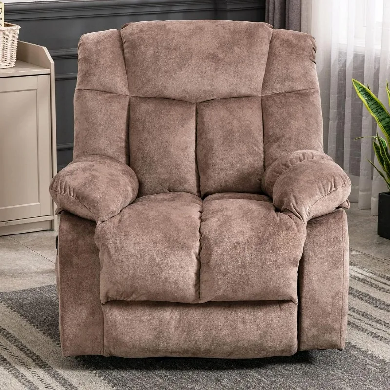 Power Lift Recliner Chair for Elderly- Heavy Duty and Safety Motion Reclining Mechanism-Antiskid Fabric Sofa Living Room Chair