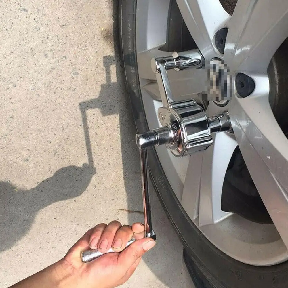 Car Tyre Changing Tool Torsional Torque Multiplier Lug Nut Wrench Screw Remover Labor Saving Spanner Removal Tools For BMW car