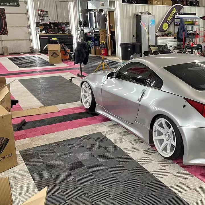 Trustworthy Factory Direct Supply Garage Tile Pp Tile Interlocking Outdoor Floor Tiles Plastic