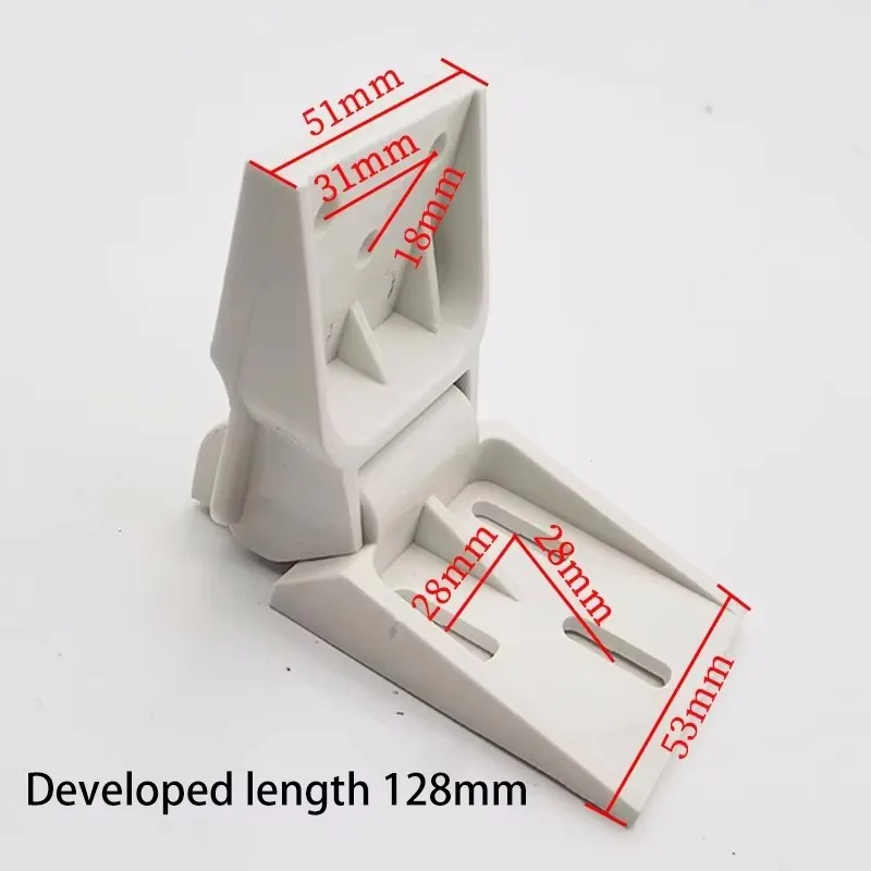 2PCS Refrigerator Small Counterbalance Chest Freezer Door Plastic Hinge 95°-110° Open
