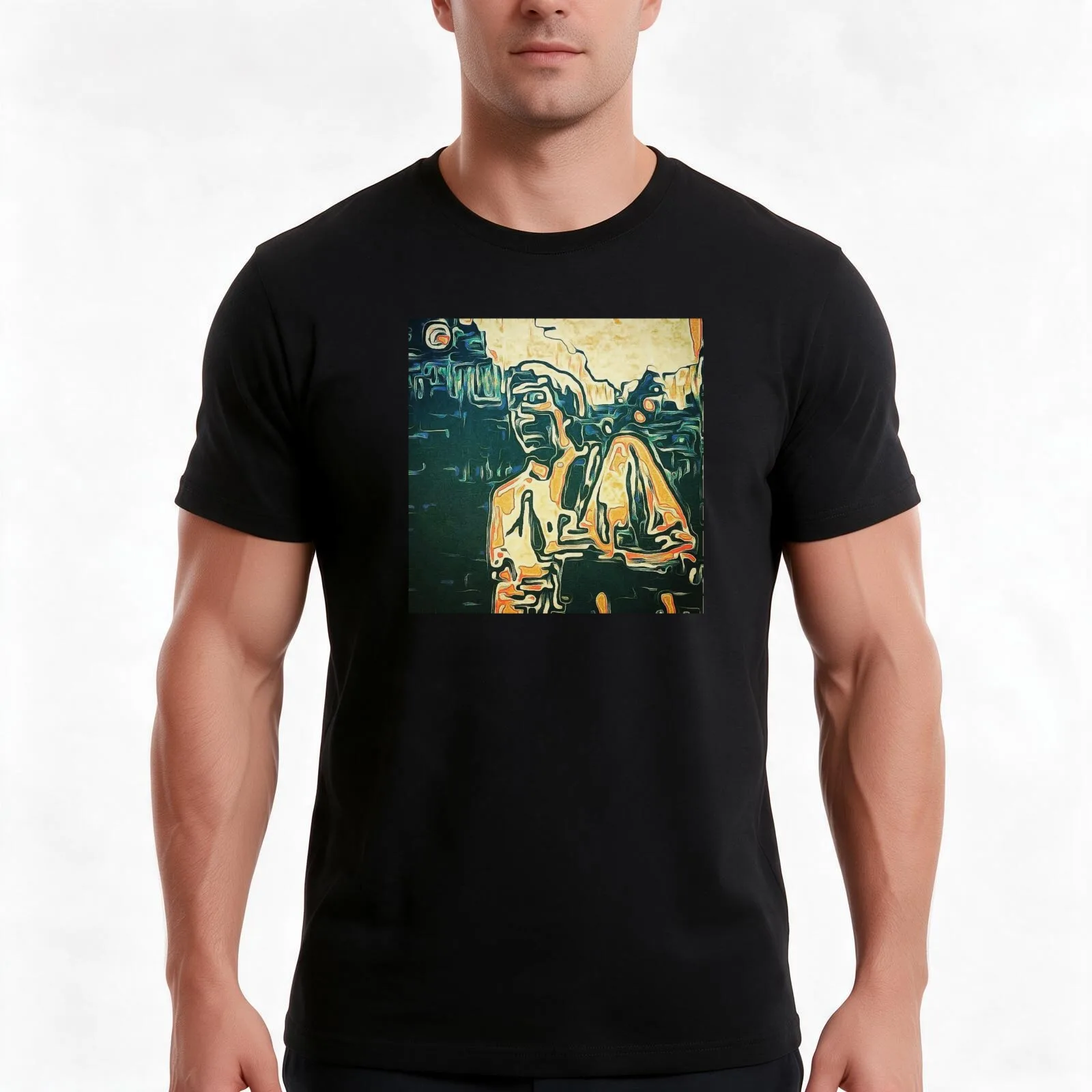 Andrew Latimer 01 - Camel | High Quality T-Shirt Summer Casual Cotton Tee Oversized Streetwear Tops Vintage Graphic Print