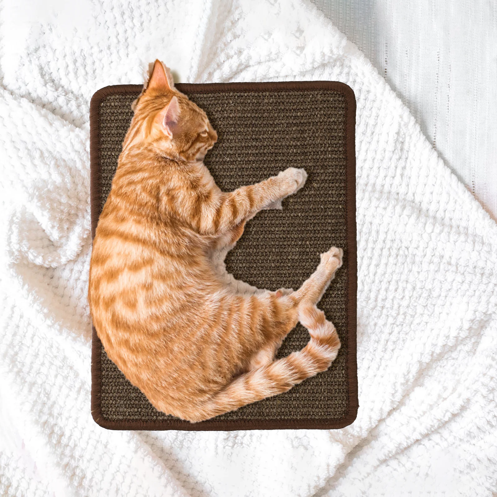 

Cat Scratch Mat Sisal Natural Sofa Cushion Floor Blanket Pet Rug Protective Scratching Pad Cat Activity Sofa Cushion