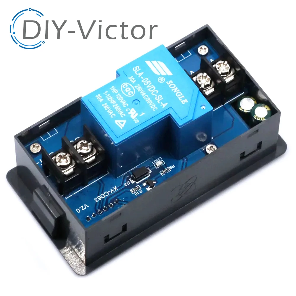 XY-CD63 30A battery charging control module full power off DC voltage protection under voltage power loss protector NEW