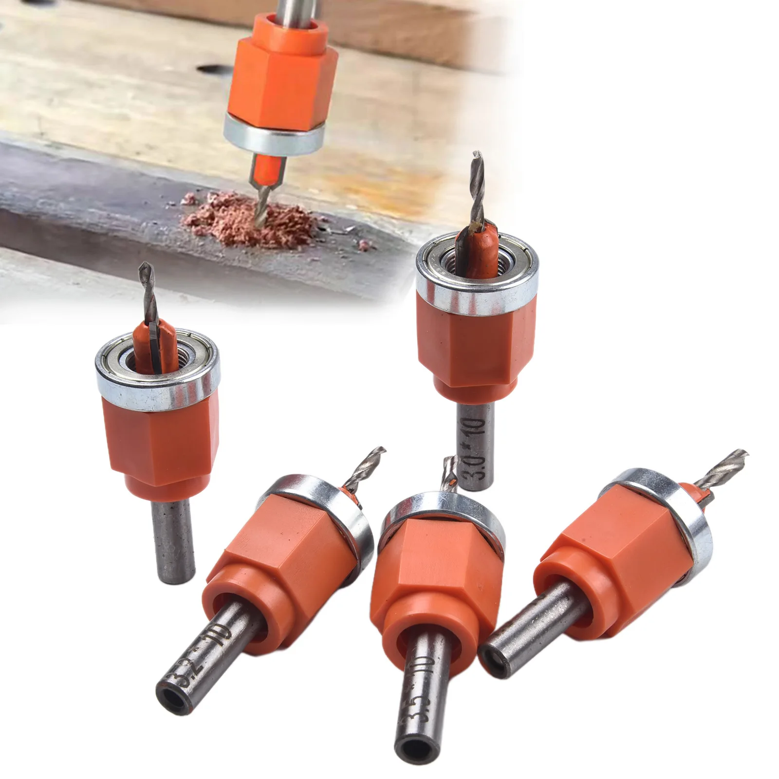 

Bit Countersink Drill Bit Portable Total Length Blade Length Uniform Holes Woodworking Tasks Compact Drill Bit