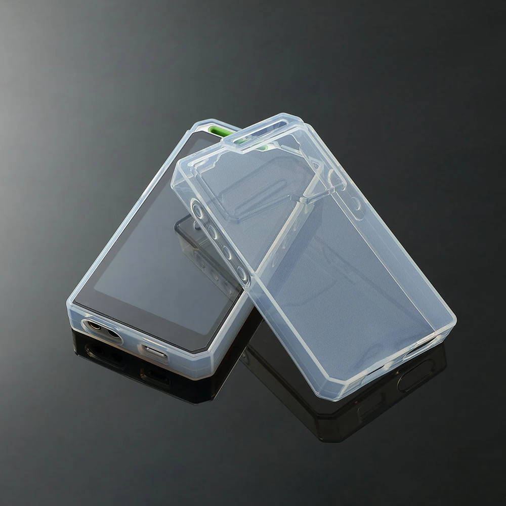 Clear EVA Transparent Protective Case for HiBy R4 Slim Shockproof Anti-Scratch TPU Cover Fit Perfectly Lightweight Durable - Image 2