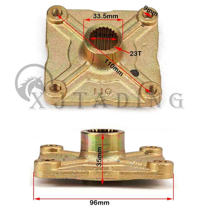 800mm/810mm rear axle assembly with Foot brake 530-32T sprocket for China 125cc 150cc 200cc 250cc ATV UTV Buggy Quad Bike Parts