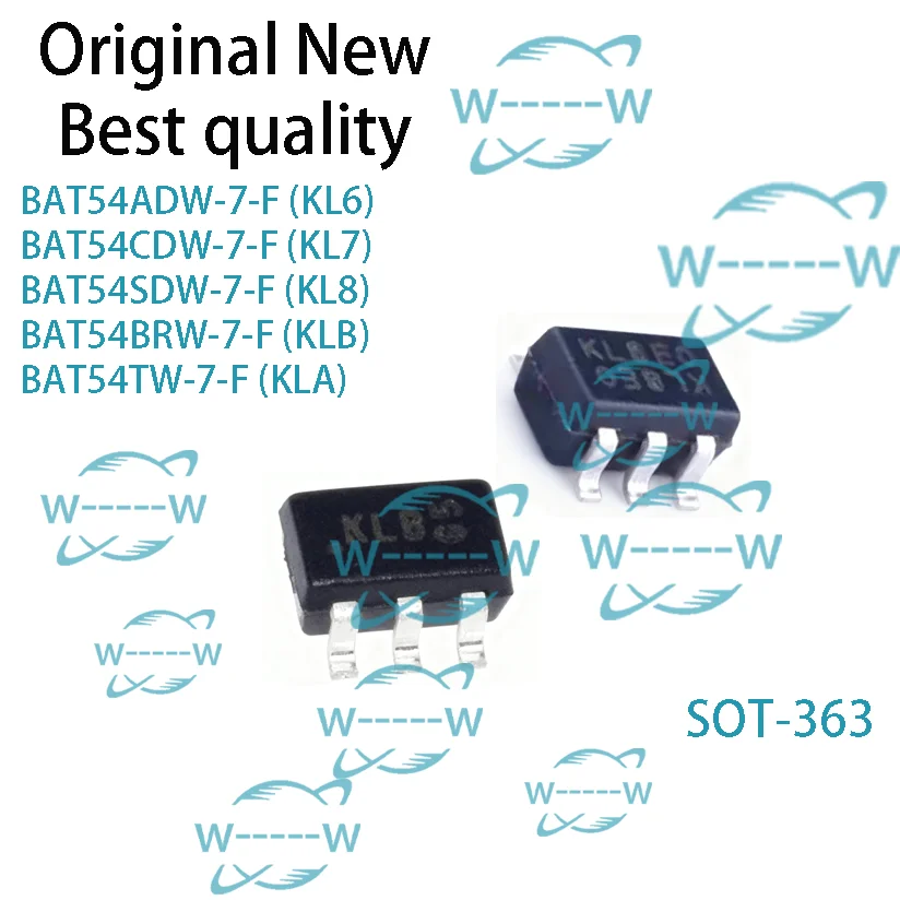 (20-100 PCS)New BAT54ADW-7-F KL6 BAT54CDW-7-F KL7 BAT54SDW-7-F KL8 BAT54BRW-7-F KLB BAT54TW-7-F KLA BAT54A BAT54C BAT54S BAT54B