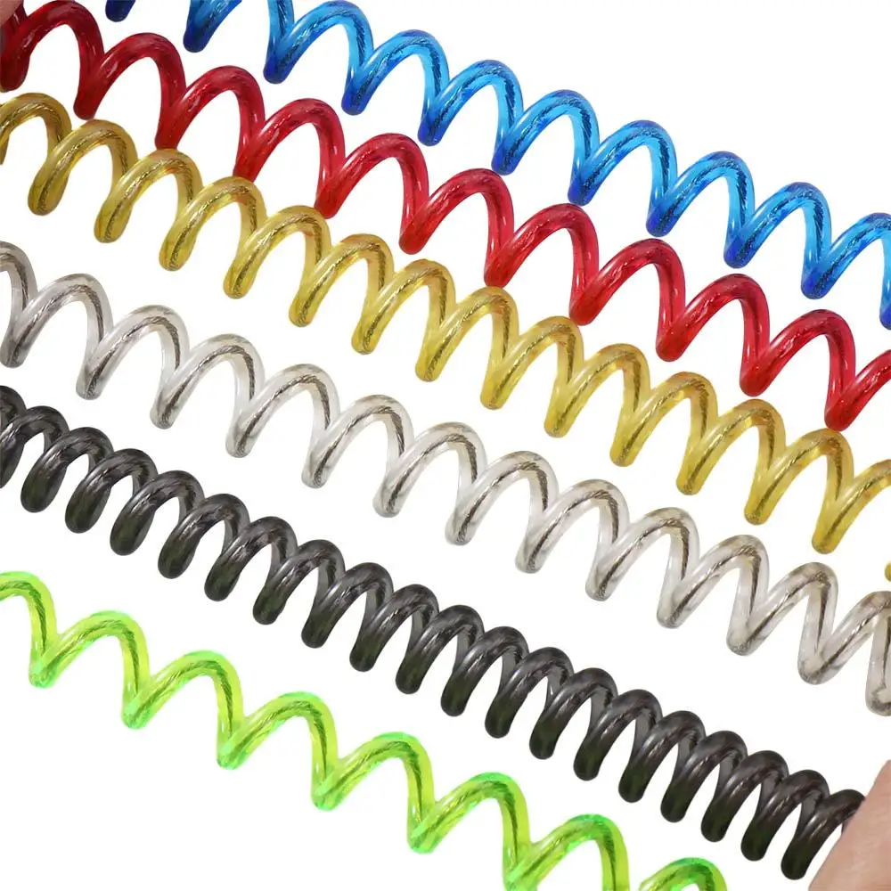 Waist Hanging Rope Metal Carabiner Fishing Lanyards Spring Elastic Rope Safety Rope Spiral Coiled Lanyard Stretch Fishing Tools