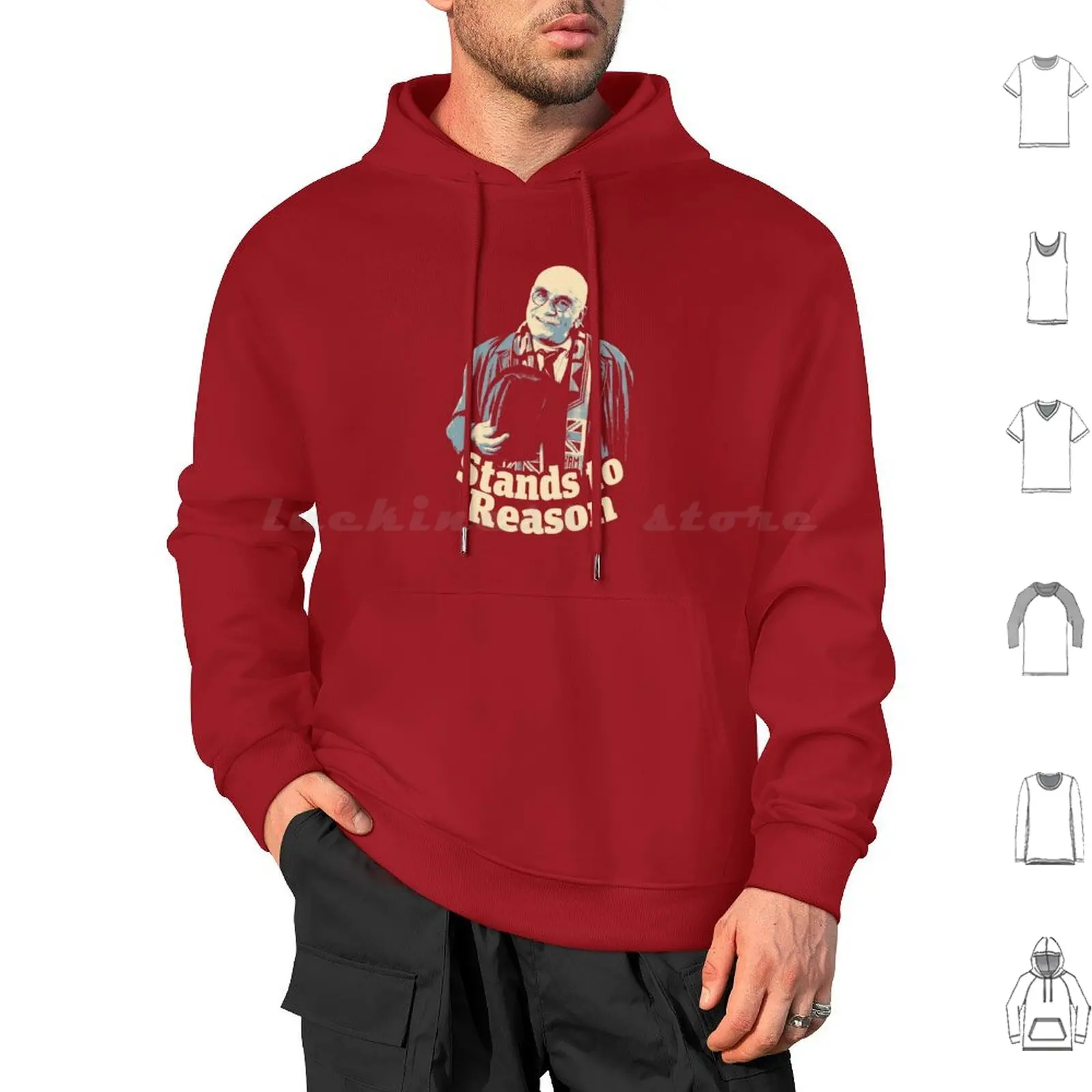 Alf Garnett Stands To Reason Hoodie cotton Long Sleeve Alf Garnett Alf Garnett Alf Garnett Quotes Claret And Blue Stands To