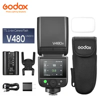 GODOX V480 S/N/C/F/O TTL HSS HD pantalla táctil Li-ion cámara Flash 2,4G Speedlite inalámbrico para Canon Nikon Sony Olympus Fujifilm