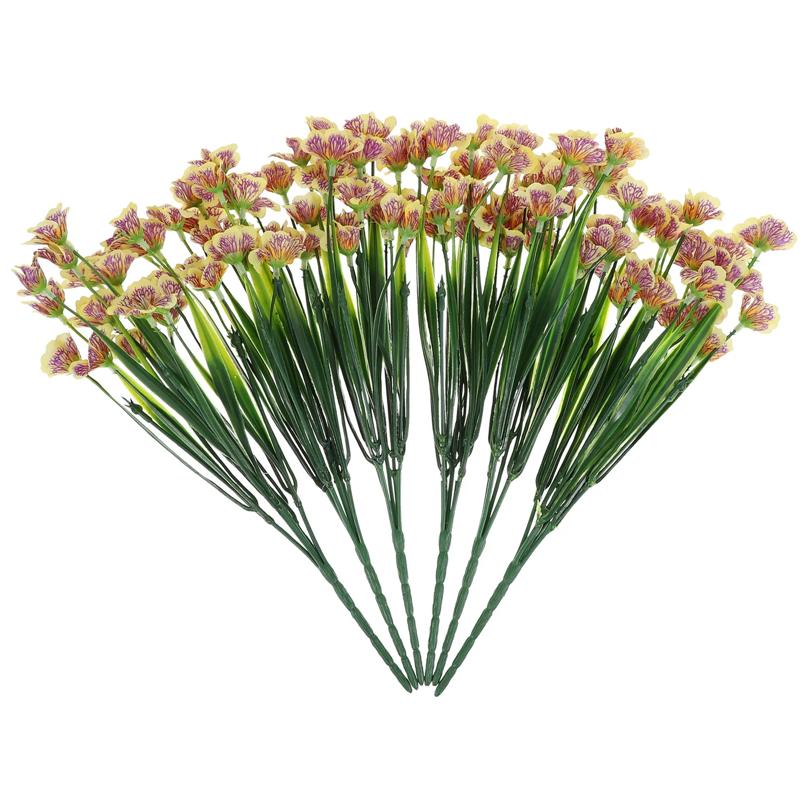 

6Pcs Simulation Bouquet Realistic Artificial Flowers Decor Decorative Bouquet for Table Wedding Office