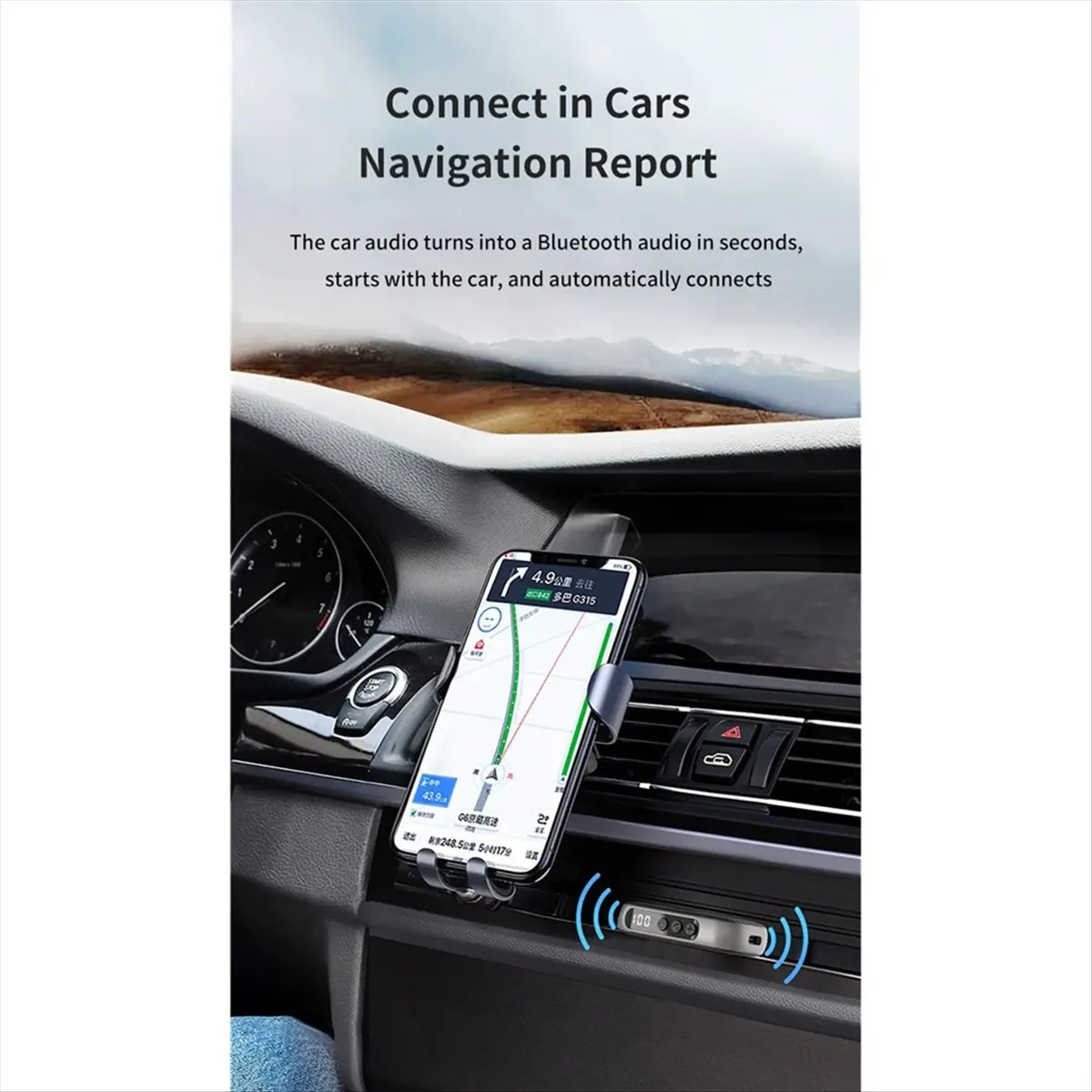 Stable- 2 in 1 Wireless Bluetooth 5.2 Receiver Transmitter Adapter 3.5mm Jack for Car Music Audio Headphone Reciever Handsfre