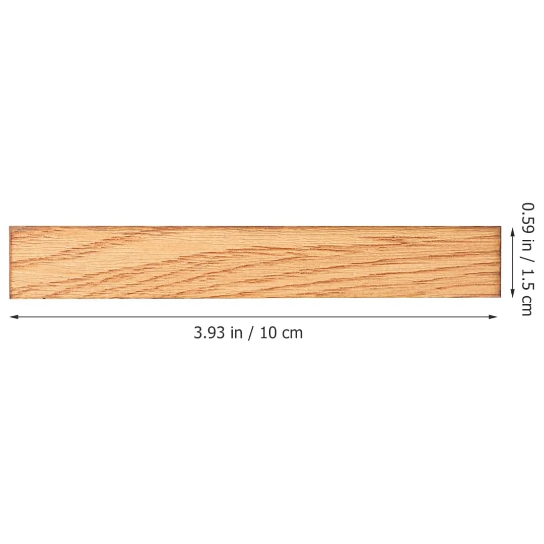 Miniature Dollhouse Flooring Tiles  Wood Grain Floorboard DIY Self-Adhesive for Dollhouse Accessories Decoration