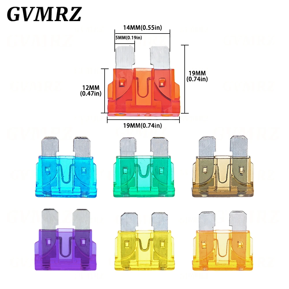 ATC Medium Blade Waterproof Fuse Holder For Automobile 32V 18/16/14/12/10AWG Standard Fuse Insert 1A 2A 3A 4A 5A 7.5A 10A 15A-50