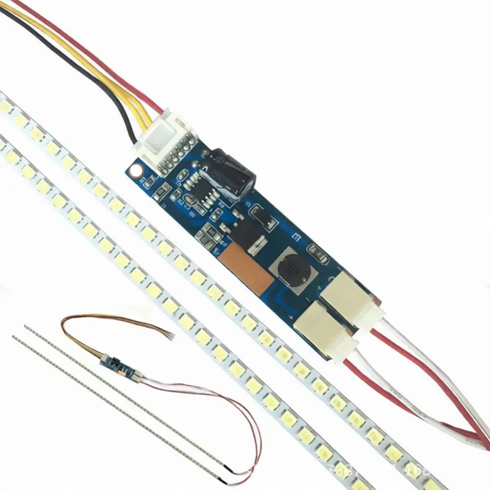 Dimmable LED Backlight Strip Kit For 19 22 24 Inch Wide LCD Monitor Replacement Display Repair Maintenance Equipment