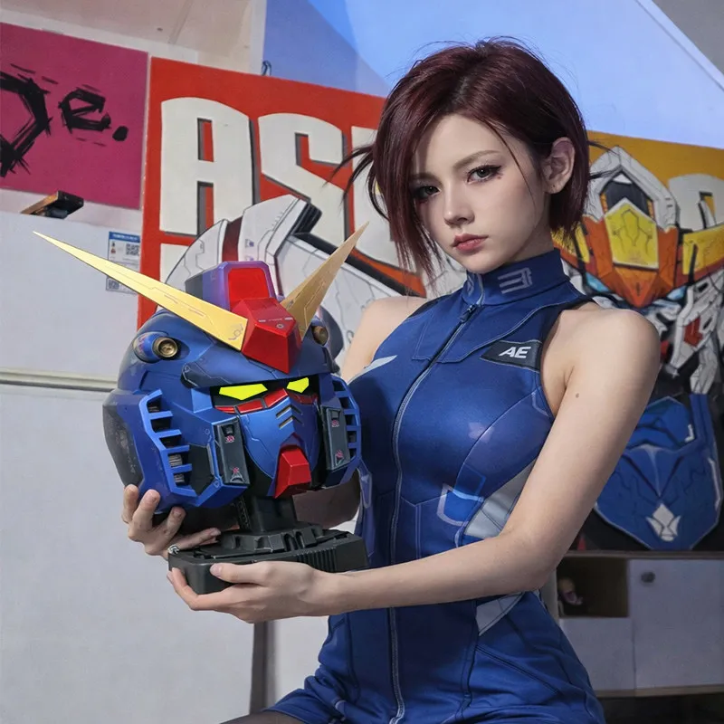 

Новая коллекционная светящаяся версия шлема для косплея по мотивам комикса Rx78 Yuanzu, модная игрушка, подарок на день рождения