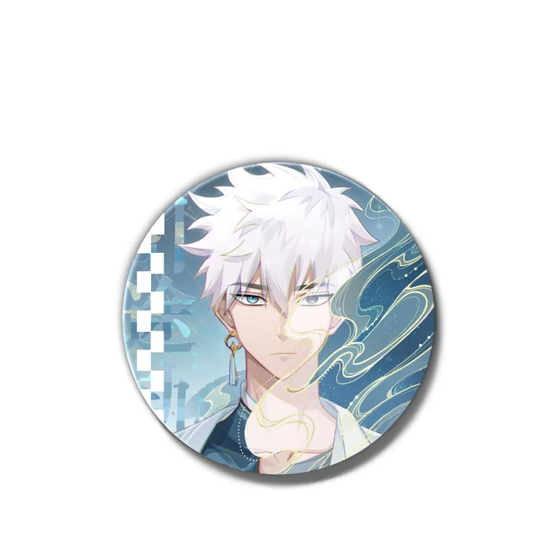 Anime Time Agent Cosplay Badge Cheng Xiaoshi Lu Guang Brooch Pin Anime Accessories for Clothes Backpack Wholesale