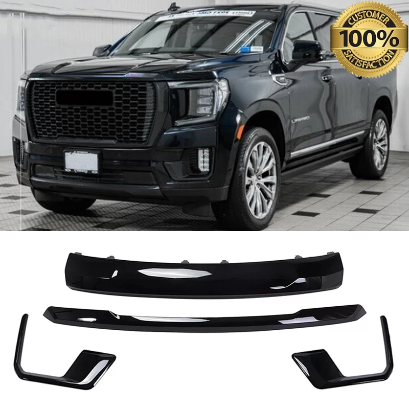 Grille Parts Front Hood Trim Molding Fog Light Cover for GMC Yukon/Yukon XL Denali 2021-24 Grill Accessories