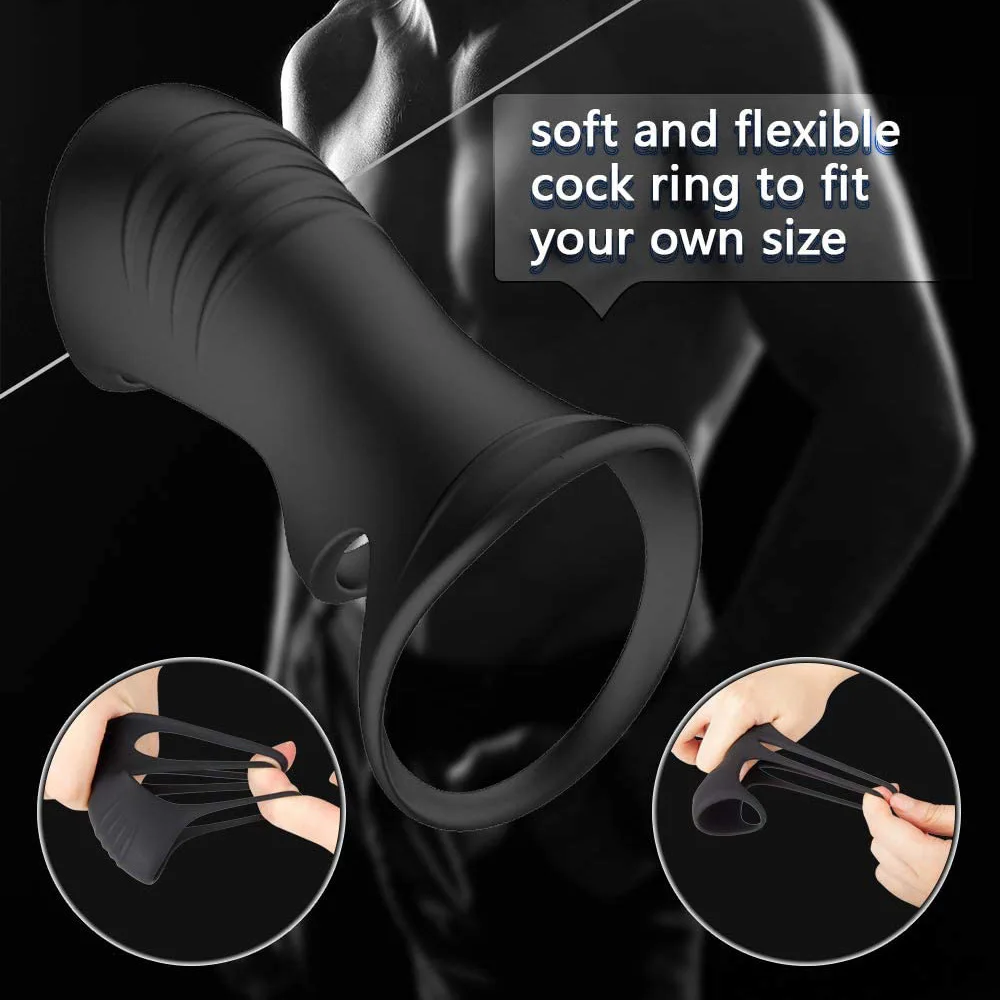 Penis Cock Ring on for Men Delay Ejaculation Stronger Erection Sex toys Adult supplie linen nozzle Ringcock sex toys for couples