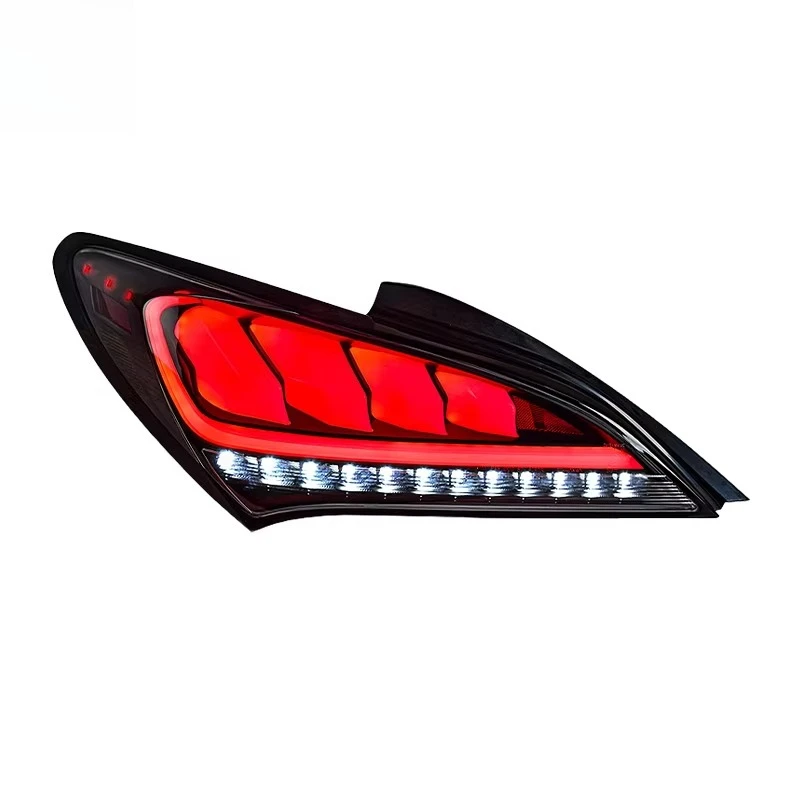 2 Pieces for  Coupe 2009 2012 Tail Lights Rear Lamp Upgrade Sequence Dynamic Turn Signal Taillight LED Taillamp
