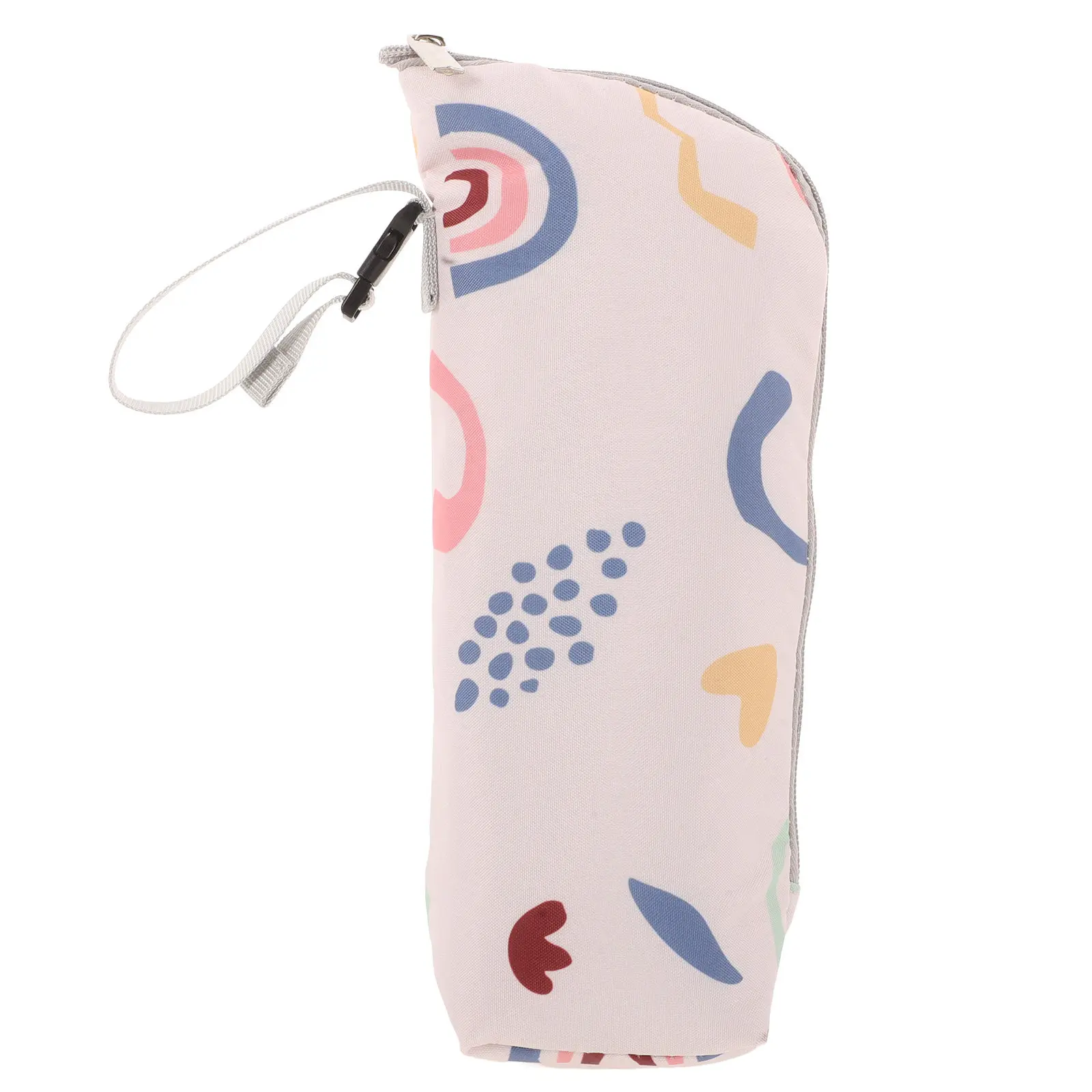 

Baby Insulated Portable Lightweight Thermal Pouch Stylish Print For Travel Daycare Outdoor Use Water Bottle Carrier Bag