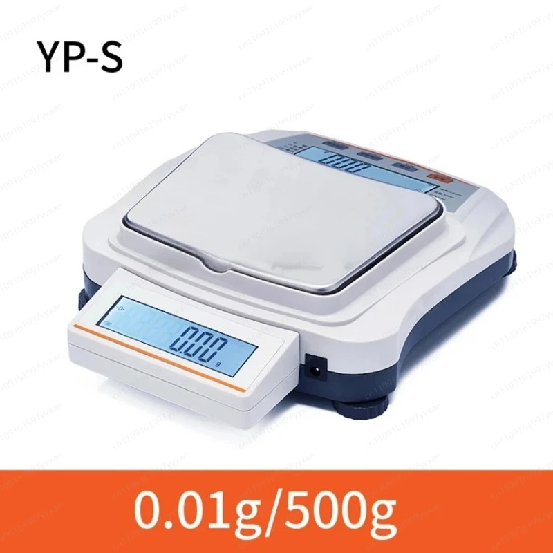 YP-S 0.01g 100-2000g Dual Display LCD Jewelry Laboratory Electronic Balance Scale With RS232 Interface Rechargeable 110V/220V