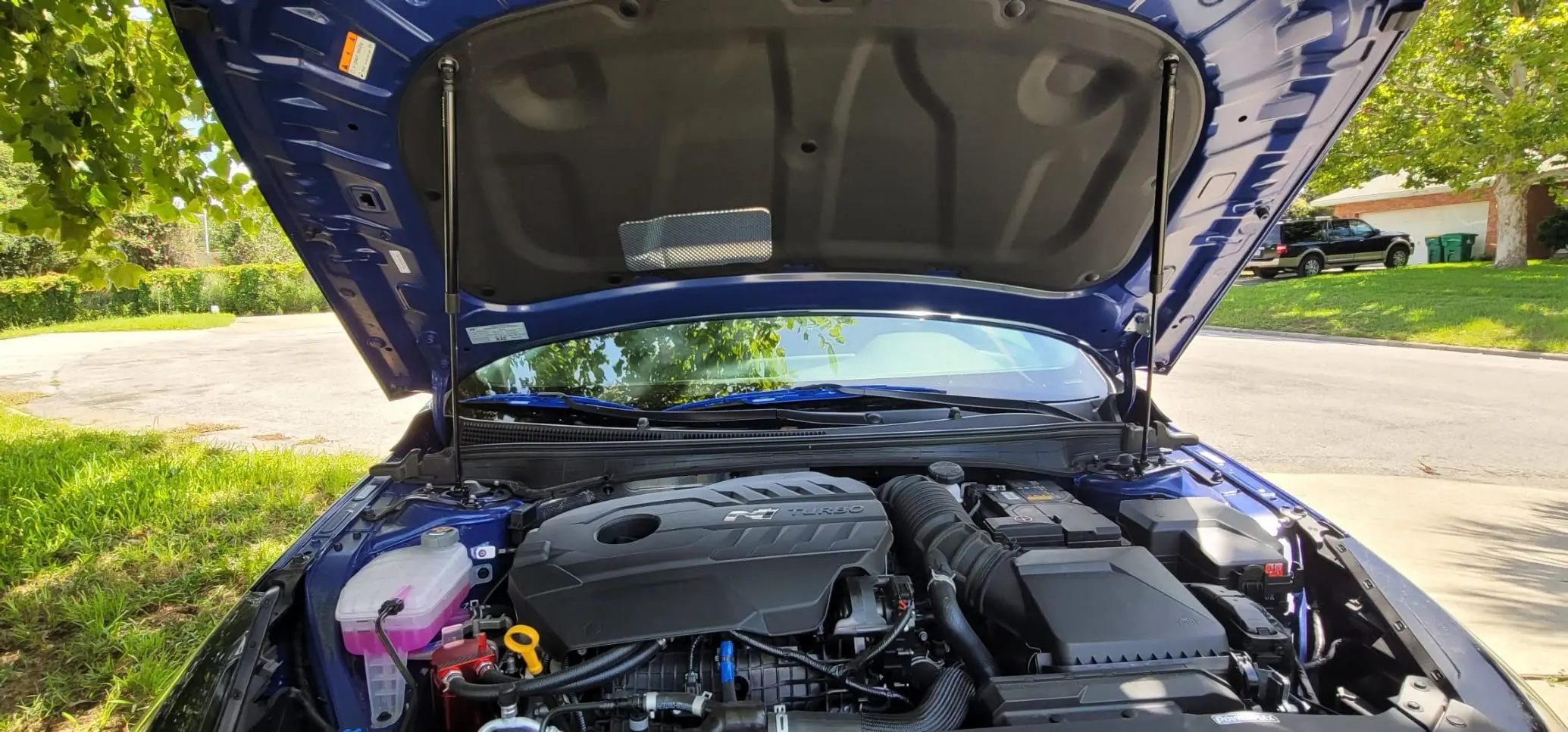 Osłona na maskę rozpórki dla Hyundai Elantra N Avante N 2021 2022 2023 2024 tłoki tłumika modyfikuj wspornik podnośnika amortyzatory cylindry
