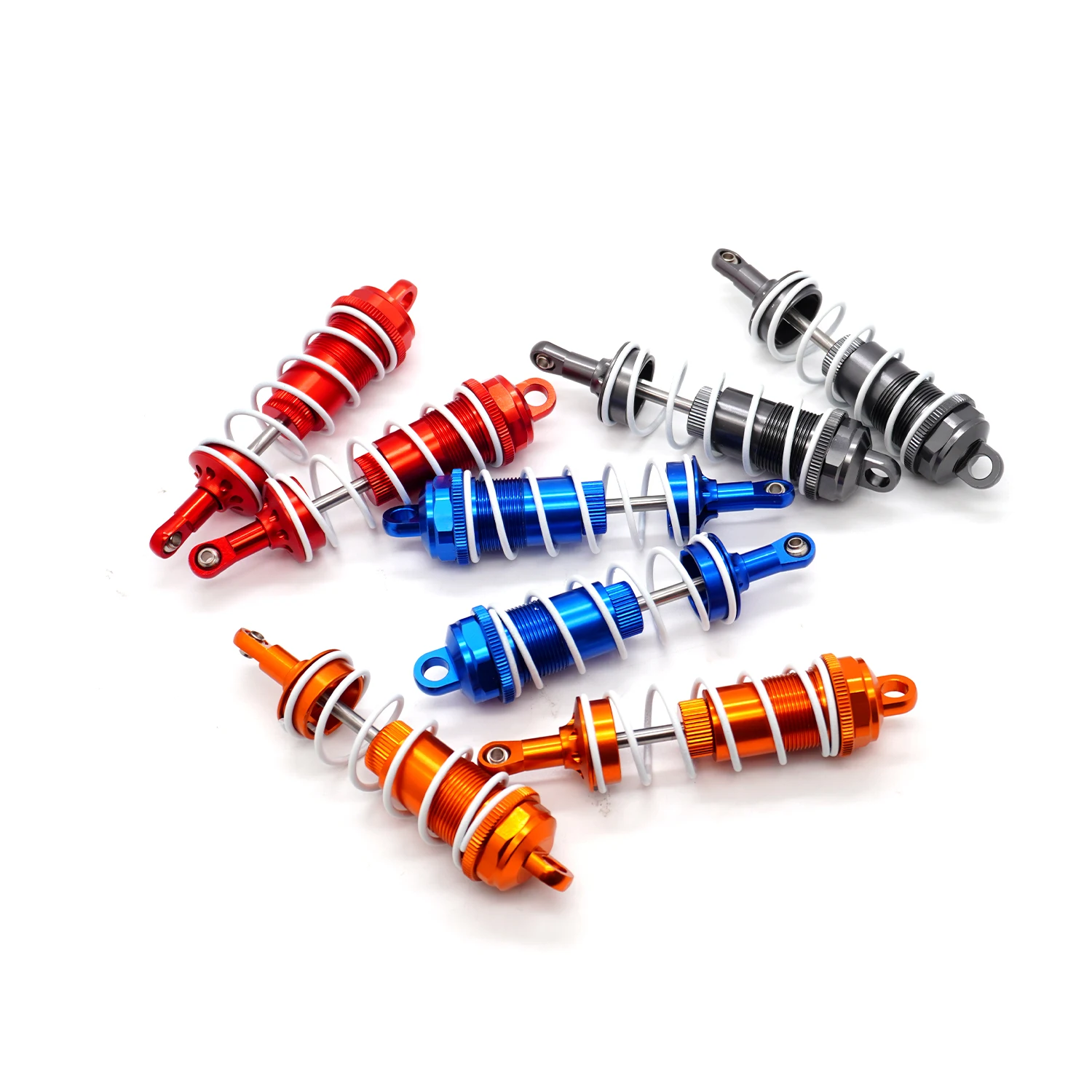2/4PCS 1/7 1/8 RC Racing Car Upgrade Part Shock Absorber 110mm High Spring Damper Suspension for HPI Redcat LRP ZD Racing JLB EM