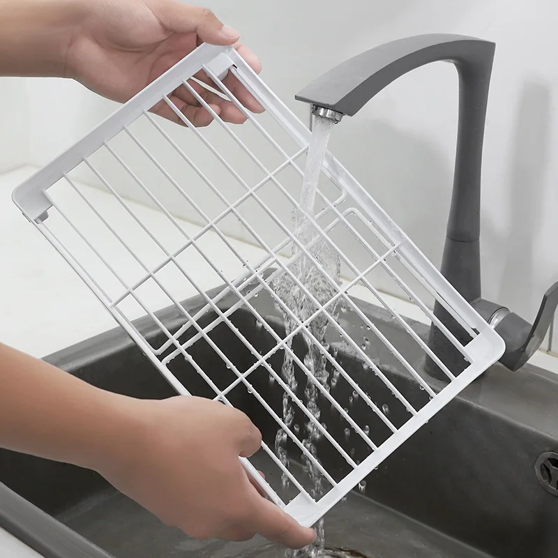 Desktop Storage Shelf Home Closet Organizer Rack Stackable Foldable Cabinet Holder Space Saving Cosmetics Stationery Rack