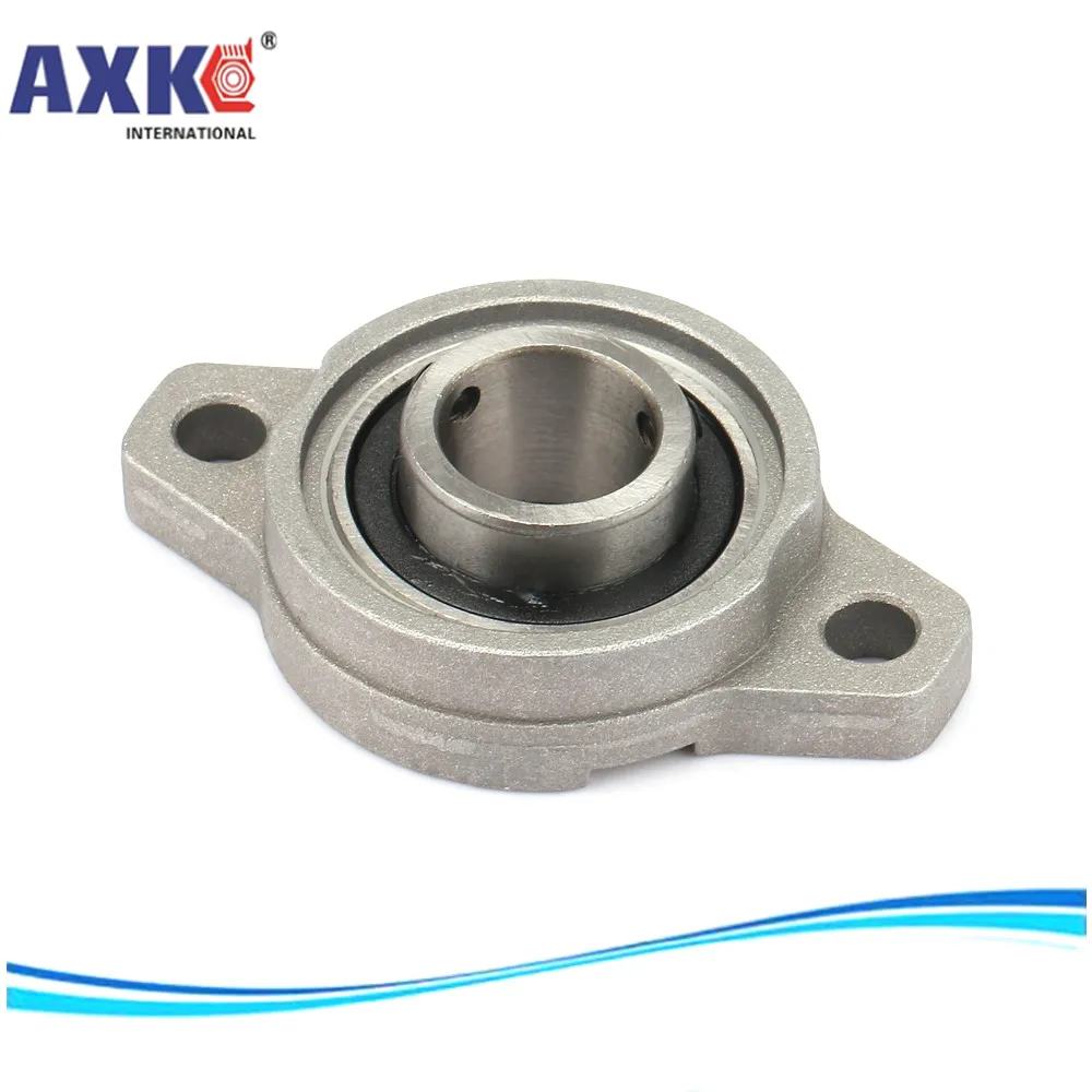 17 mm diameter zinc alloy bearing housings KFL003 flange bearing housings with pillow block