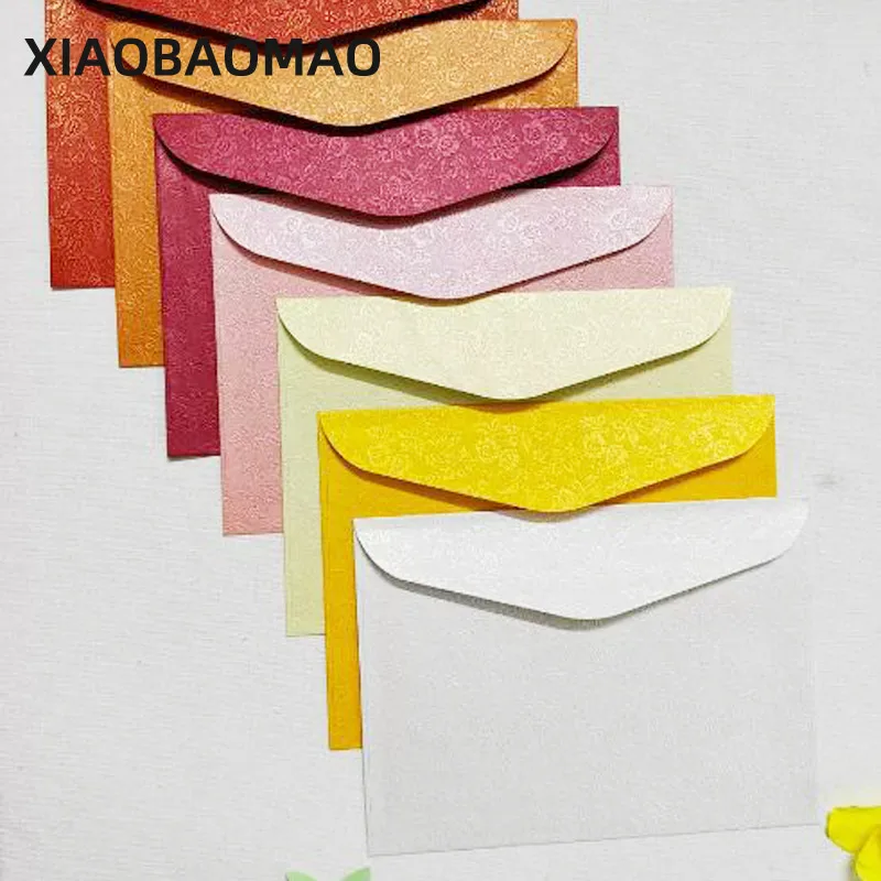 20pcs 135mm * 185mm Western Rose Envelope Valentine's Day Pearl Envelope Pretty Romantic Colourful