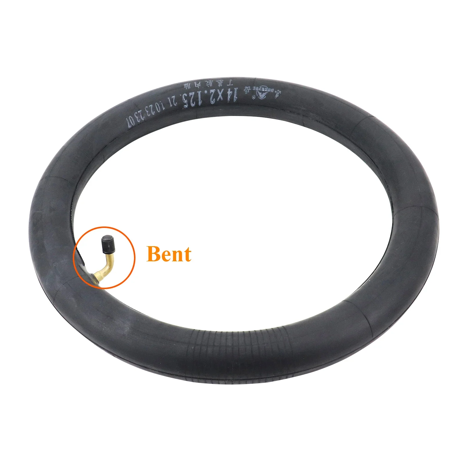 14 Inch 14x2.125 Butyl Inner Tube With A Bent Valve for Ninebot One S2 A1 for Many Gas Electric Scooters E-Bike Unicycle Tyre