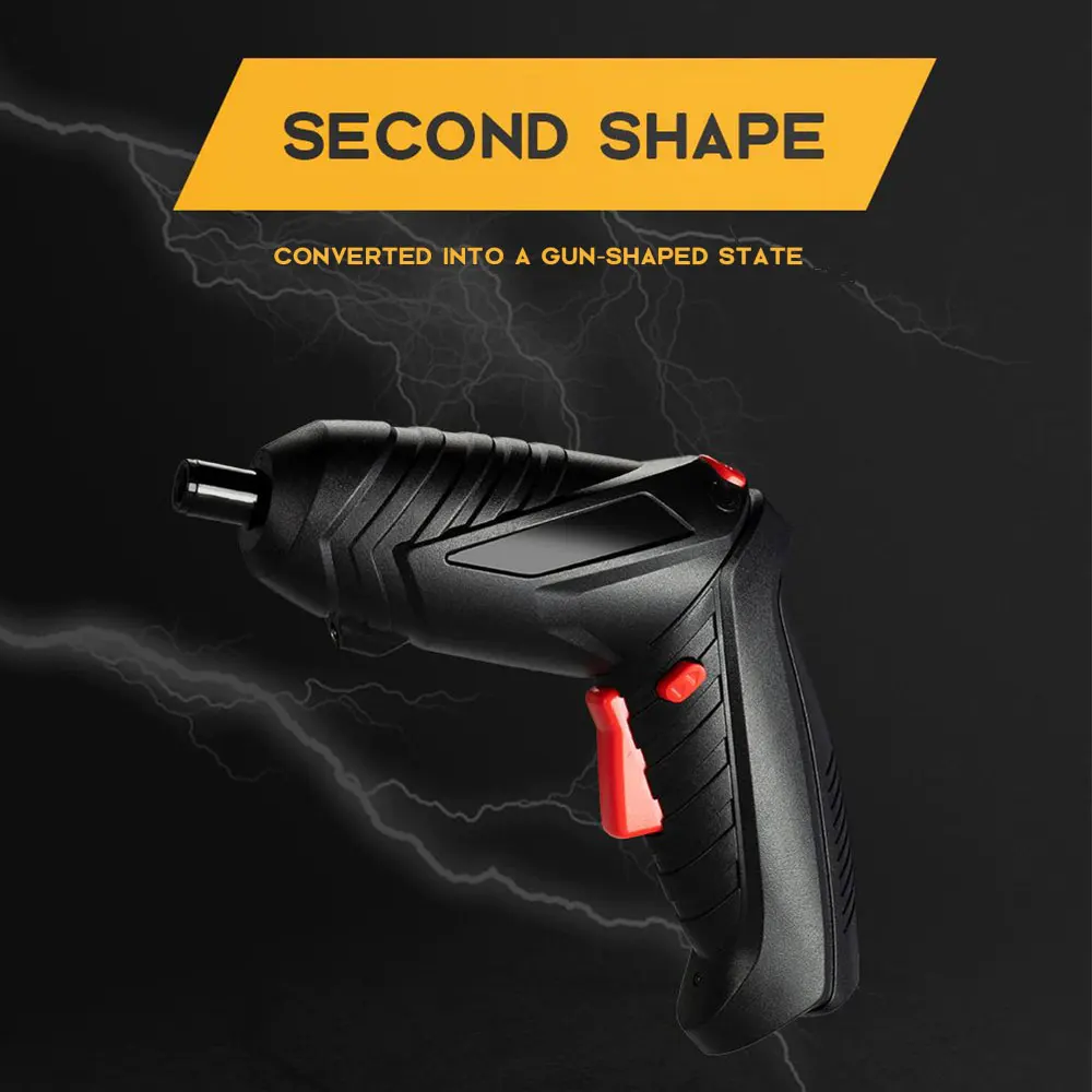 Imagem -06 - Conjunto de Chave de Fenda Elétrica Doméstica Recarregável sem Fio Furadeira de Impacto Mini sem Fio 3.6v 1800mah