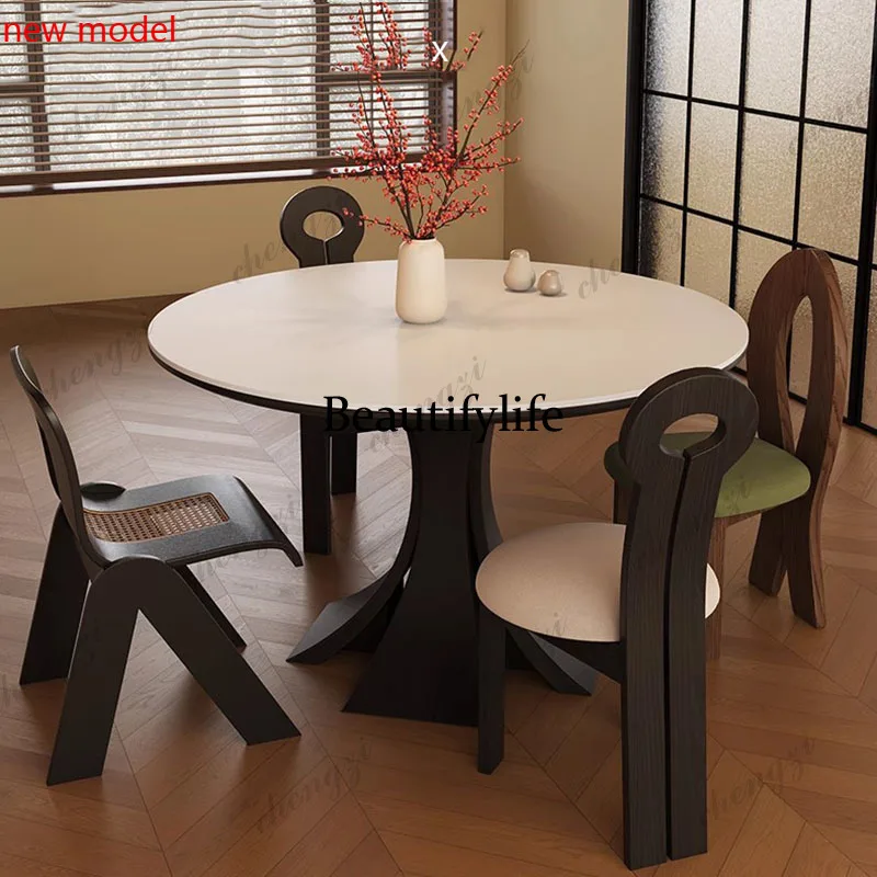 Mesa de Comedor Moderna para Salón, Sillas de Café, Mesa de Mahjong para Niños, Mesa de Póker, Mesas de Comedor para Sala de Estar, Muebles de Cocina N138