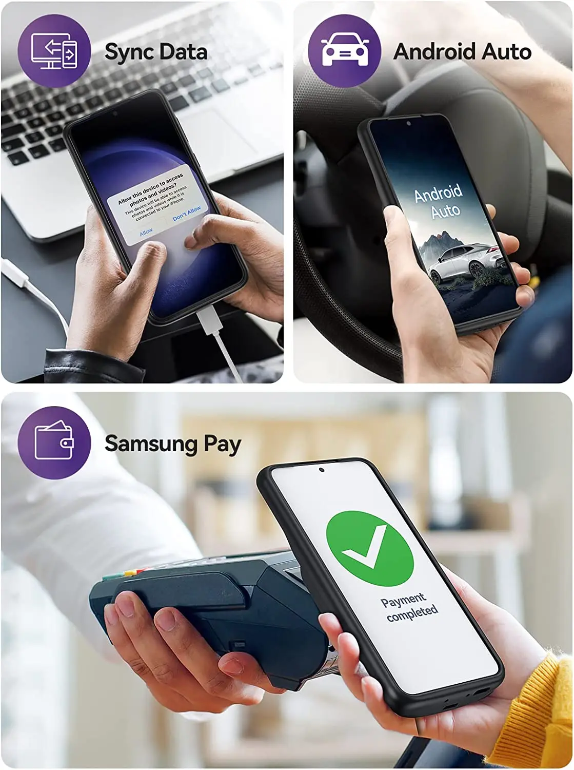 حافظة بطارية لهاتف جالاكسي S23 بلس، غطاء بنك الطاقة للشحن اللاسلكي، حافظة شاحن قوية محمولة قابلة لإعادة الشحن، 10000 مللي أمبير في الساعة #6