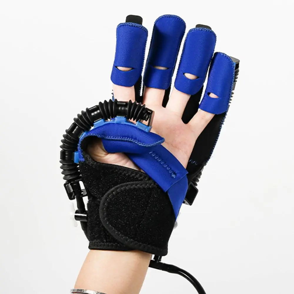 Five-Finger Rehabilitation Robot Gloves Electric Self-Care Hand Rehabilitation Robot Rechargeable Portable Finger Trainer Gloves