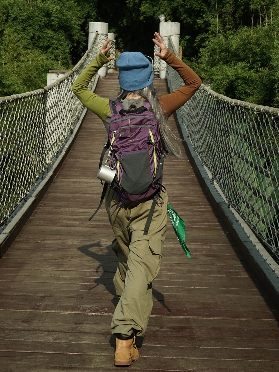 Mochila de Trekking al aire libre, senderismo, Camping, bolsa ligera impermeable, bolsas deportivas ultraligeras plegables para correr en la ciudad