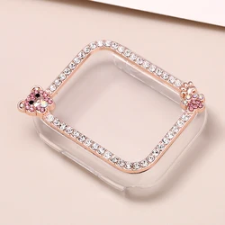 Stylish Glitter Diamond Bear Women Apple Watch Case For iWatch Band 45 44 MM 41 40 MM Cases SE 9 Animal Paw Protective Cover