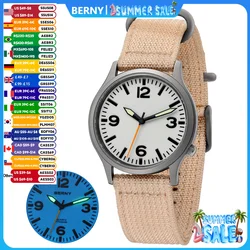 BERNY-Montre de sport à quartz en titane pour homme, montre-bracelet étanche, cadran super Shoous, saphir léger, 5AMT